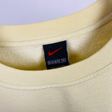 Vintage Nike Sweatshirt Pale Yellow XL