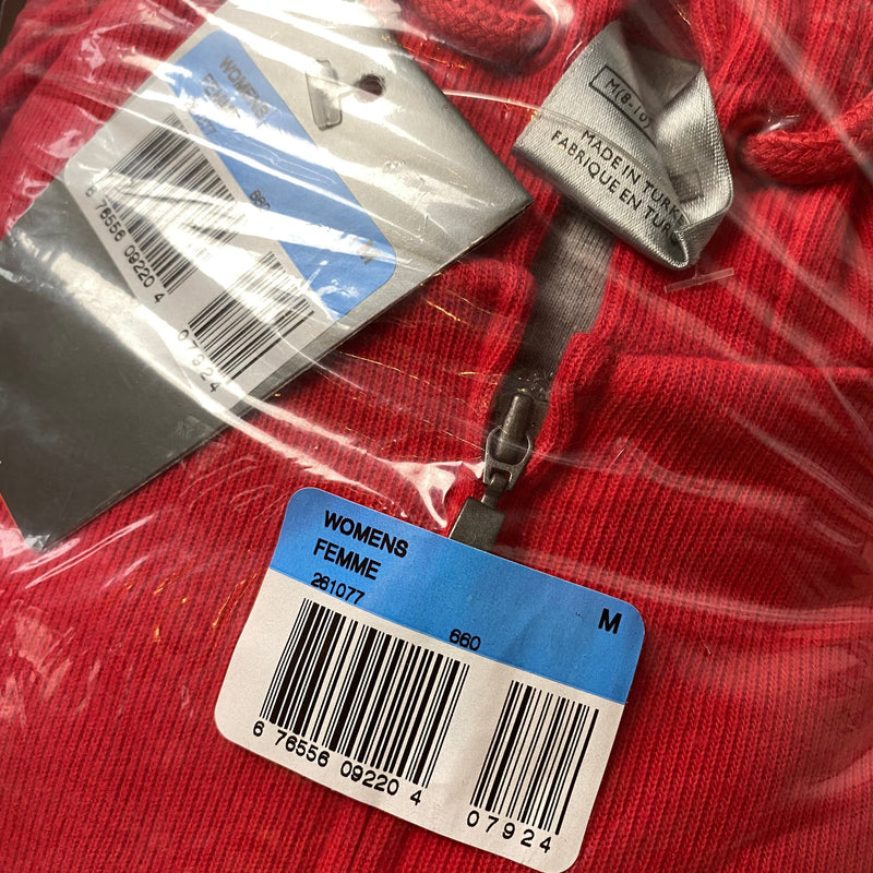 Vintage Nike Zip Up Hoodie Red Medium