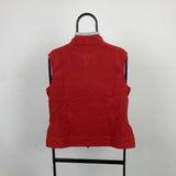 Vintage Nike ACG Fleece Gilet Jacket Red Large