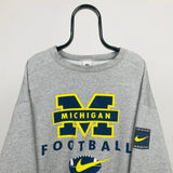 Vintage Nike NFL Michigan Sweatshirt Grey Large