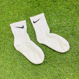 Vintage Nike Socks White Black