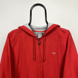 Vintage Nike Zip Up Hoodie Red XS