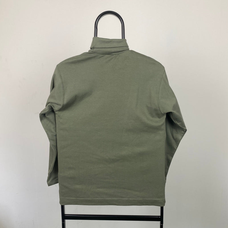 Vintage Nike Mock Neck Sweatshirt Green XS