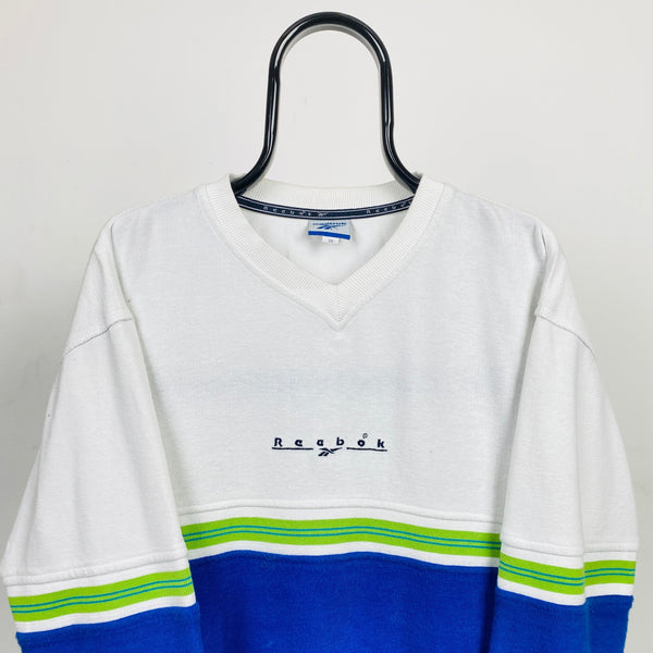 Retro Reebok Sweatshirt White Medium