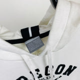 Vintage Nike Hoodie White Medium