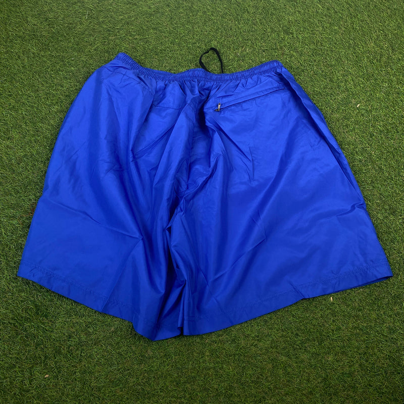 Vintage Nike Nylon Shorts Blue XL