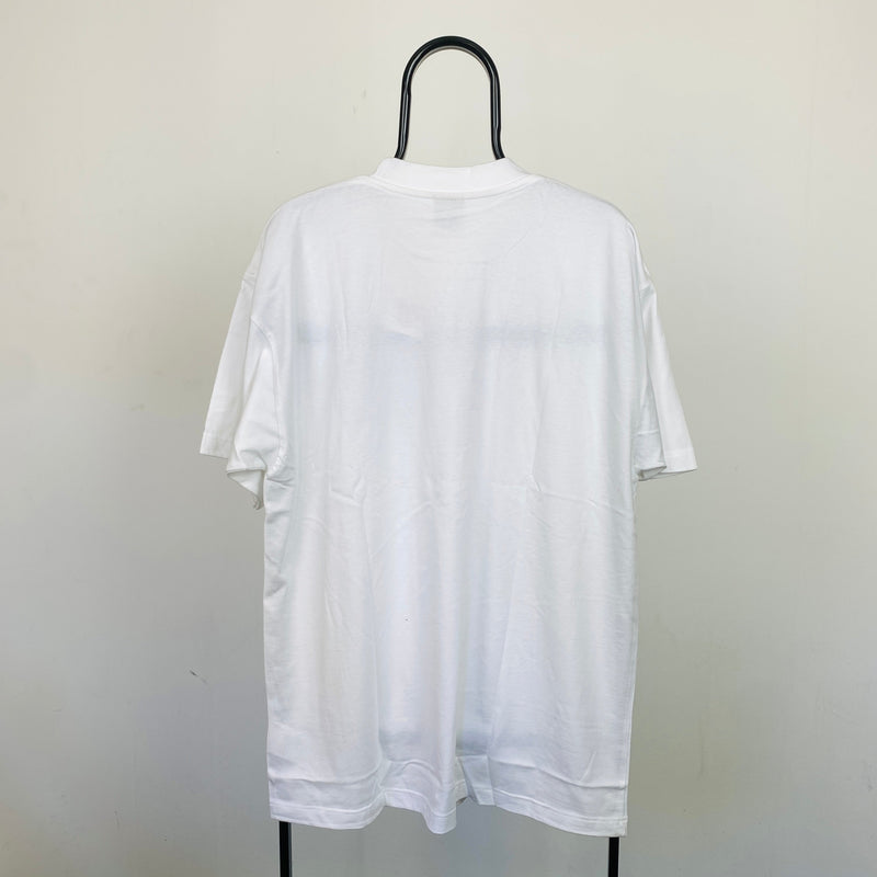 Vintage Nike Swoosh T-Shirt White Large