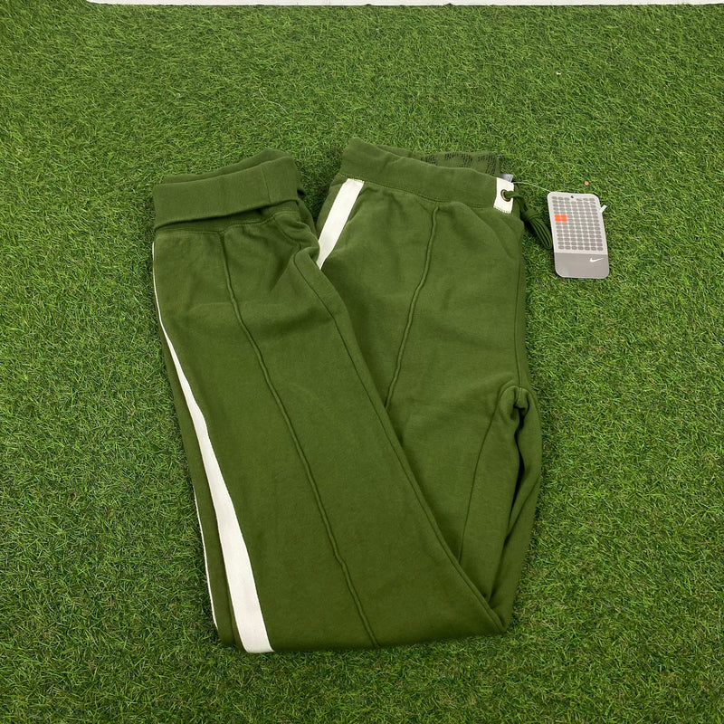 Vintage Nike Cotton Joggers Green Large