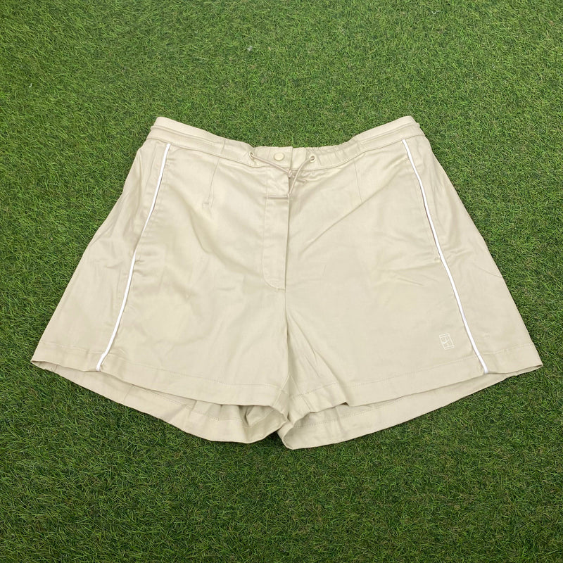 Vintage Nike Piping Challenge Court Shorts Brown Large