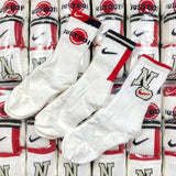 Vintage Nike Socks 3 Pack White Red