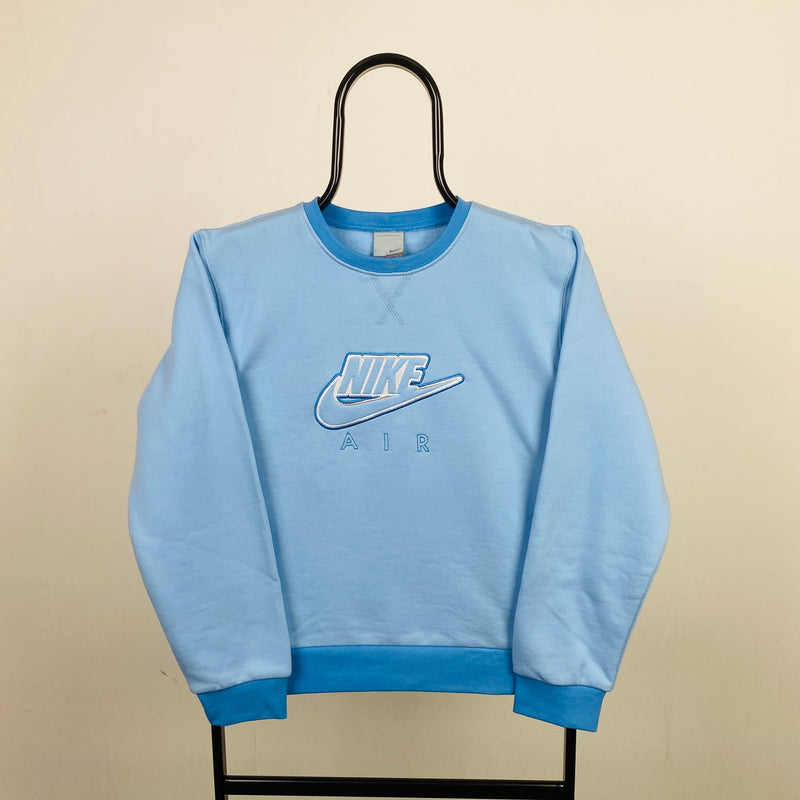 Vintage Nike Air Sweatshirt Blue XS