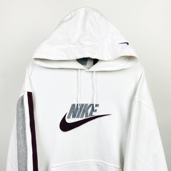 Vintage Nike Hoodie White XXL