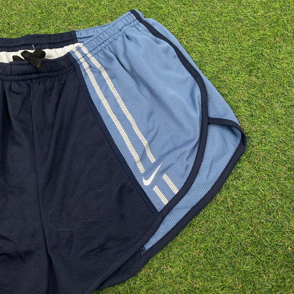 Vintage Nike Nylon Sprinter Shorts Blue Large