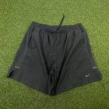 Vintage Nike Dri-Fit Shorts Grey Medium