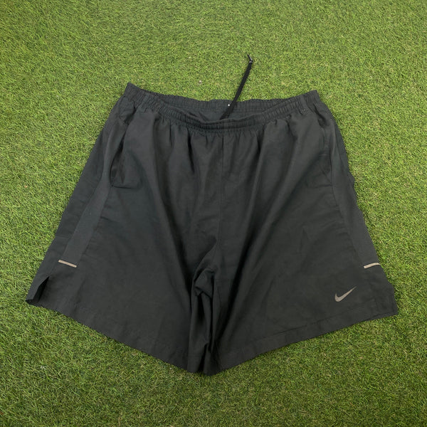 Vintage Nike Dri-Fit Shorts Grey Medium