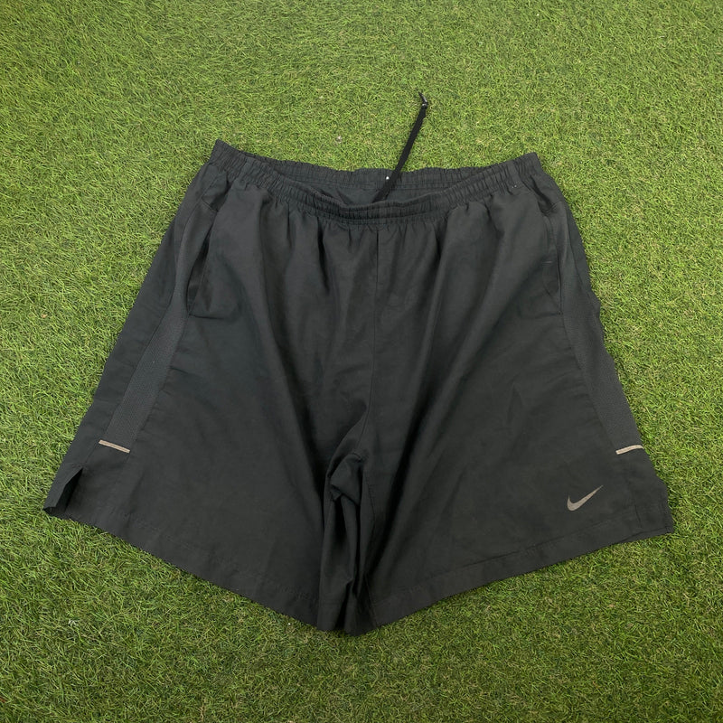 Vintage Nike Dri-Fit Shorts Grey Medium