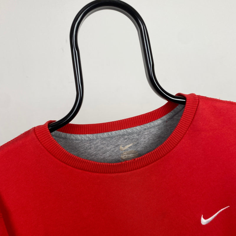 Vintage Nike Sweatshirt Red XL