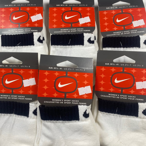 Deadstock Nike Trainer Socks White