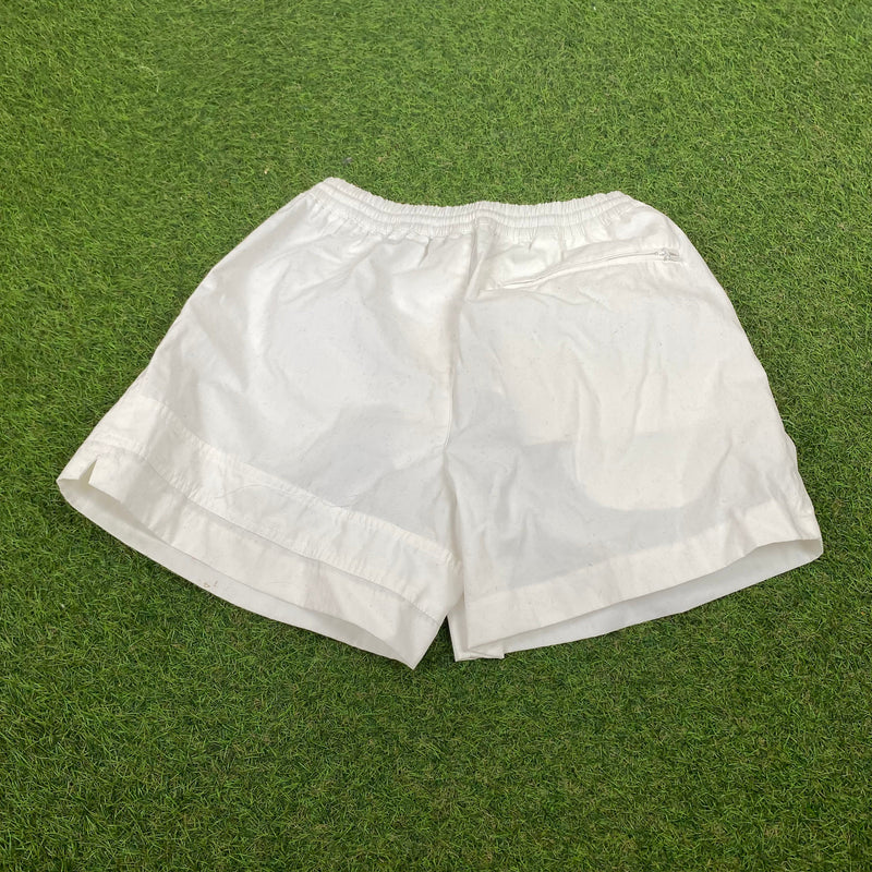 Vintage Nike Tennis Shorts White Medium