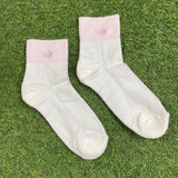 Vintage Nike Socks White Pink