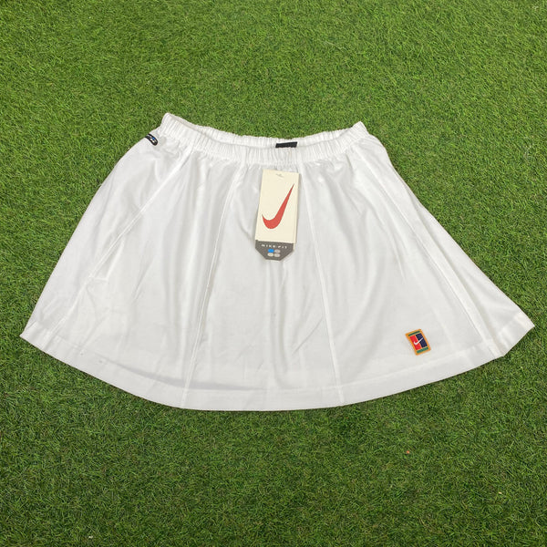 Vintage Nike Challenge Court Skirt White XL