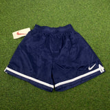 Vintage Nike Nylon Shorts Blue Small