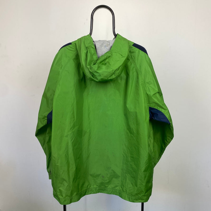 Vintage Nike Waterproof Cagoule Windbreaker Jacket Green Large