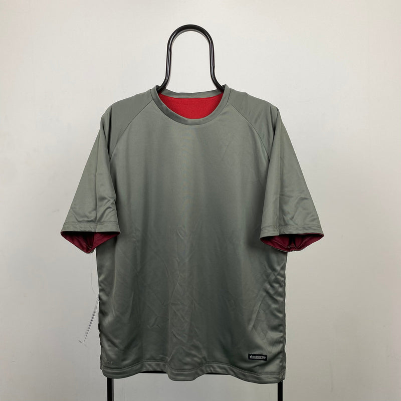 Vintage Nike ACG Reversible T-Shirt Green Red Medium