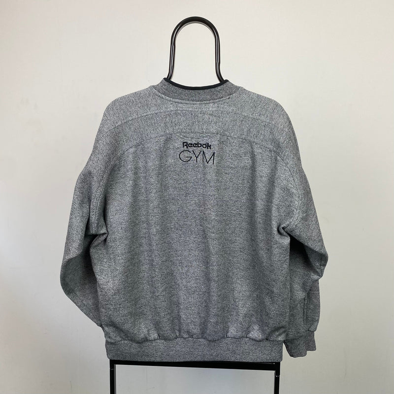 Vintage Reebok Gym Sweatshirt Grey XL