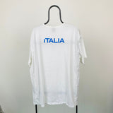 Vintage Nike Italy Football T-Shirt White XXL