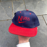 Vintage 80s Nike Hat Cap Blue