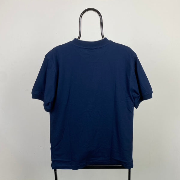 Vintage Nike Centre Swoosh T-Shirt Blue XS