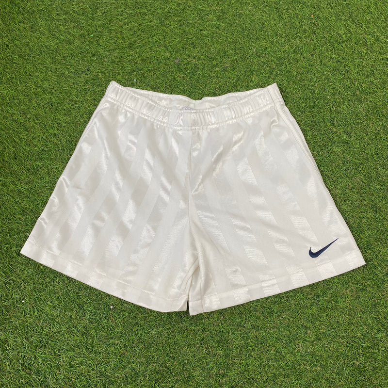 Vintage Nike Nylon Shorts White Xs