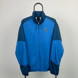 Vintage Nike Challenge Court Windbreaker Jacket Blue Medium