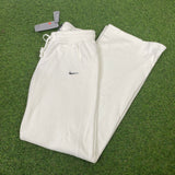 Vintage Nike Cotton Joggers White XL