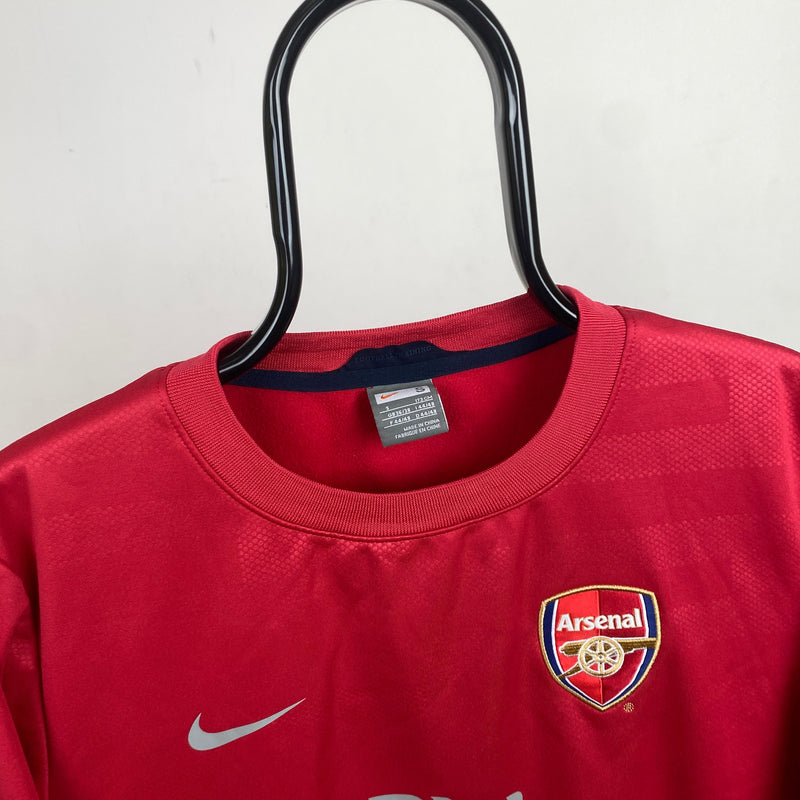 Vintage Nike Arsenal Sweatshirt Red Small