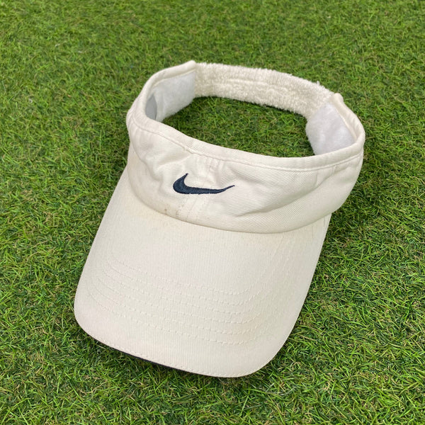 Vintage Nike Visor Hat White