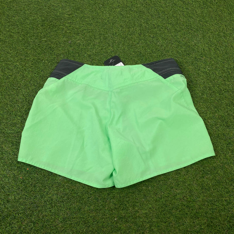 Vintage Nike ACG Swim Shorts Green Large