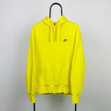 Vintage Nike Hoodie Yellow Large