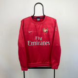 Vintage Nike Arsenal Sweatshirt Red Small