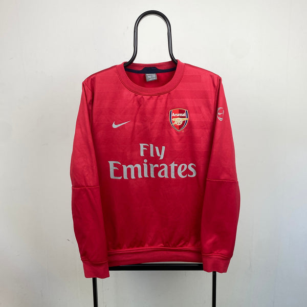 Vintage Nike Arsenal Sweatshirt Red Small