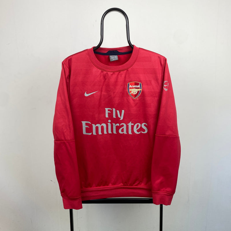 Vintage Nike Arsenal Sweatshirt Red Small