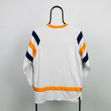 Vintage Adidas Sweatshirt White Small