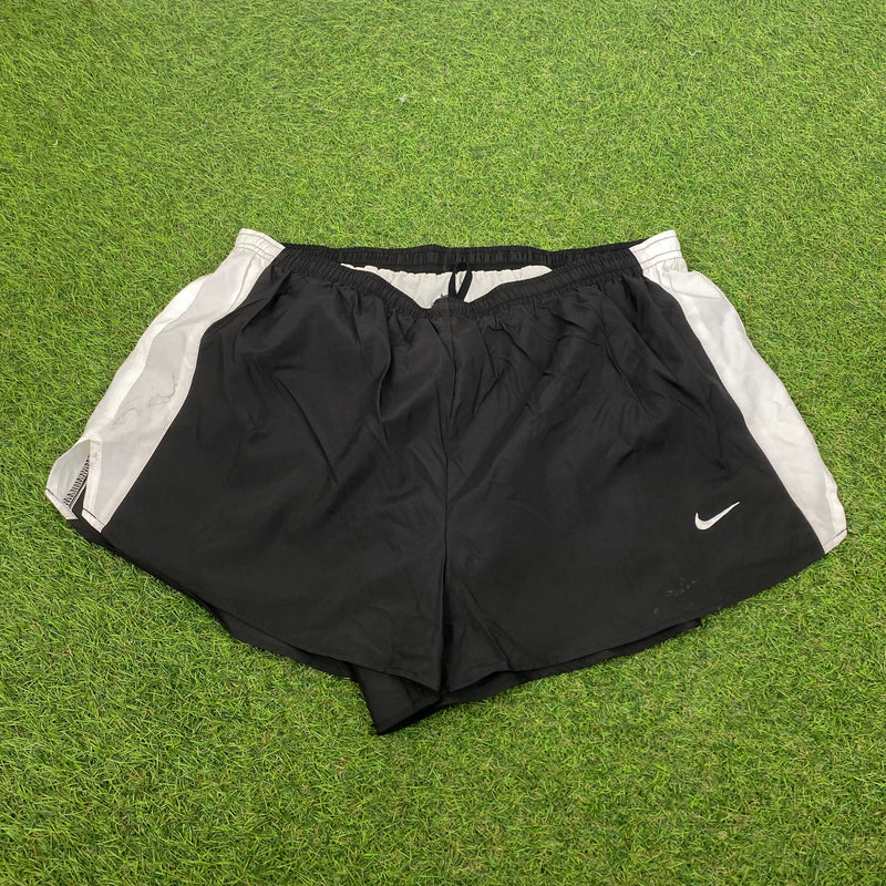 Vintage Nike Nylon Sprinter Shorts Black XL