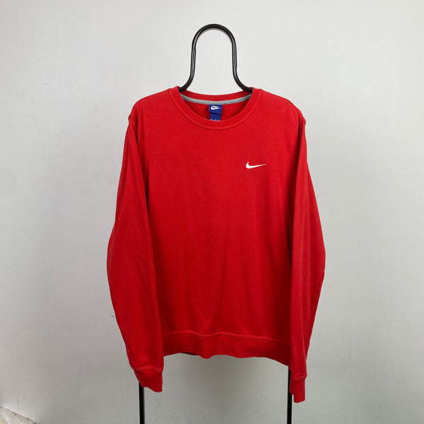 Vintage Nike Sweatshirt Red XXL