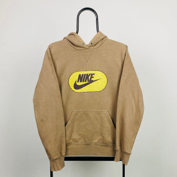 Vintage Nike Hoodie Brown Small